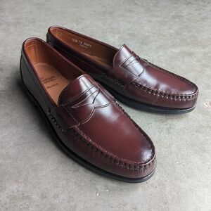 Allen Edmonds Walden Loafers 11.5 B Oxblood